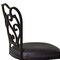 Armen Living Celeste 26" Counter Height Metal Swivel Barstool in Bandero Espresso Fabric and Auburn Bay Finish LCCEBAES26 - alternate 5